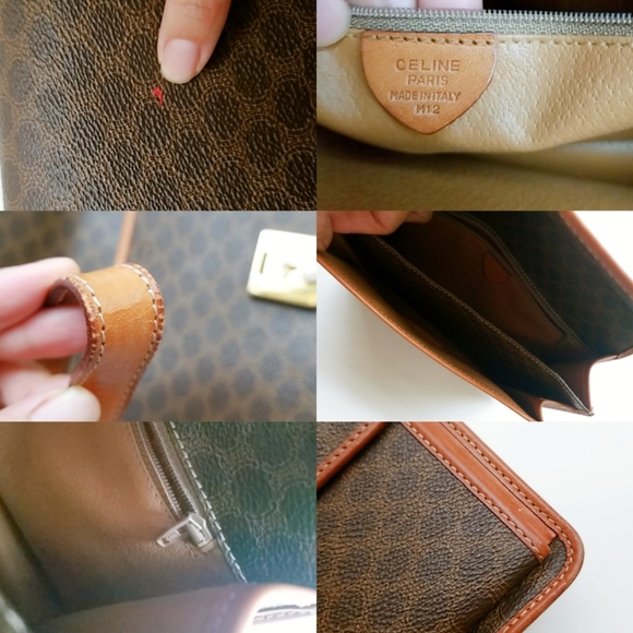 ❗SOLD❗Old celine triomphe monogram clutch bag - Picture 3 of 8